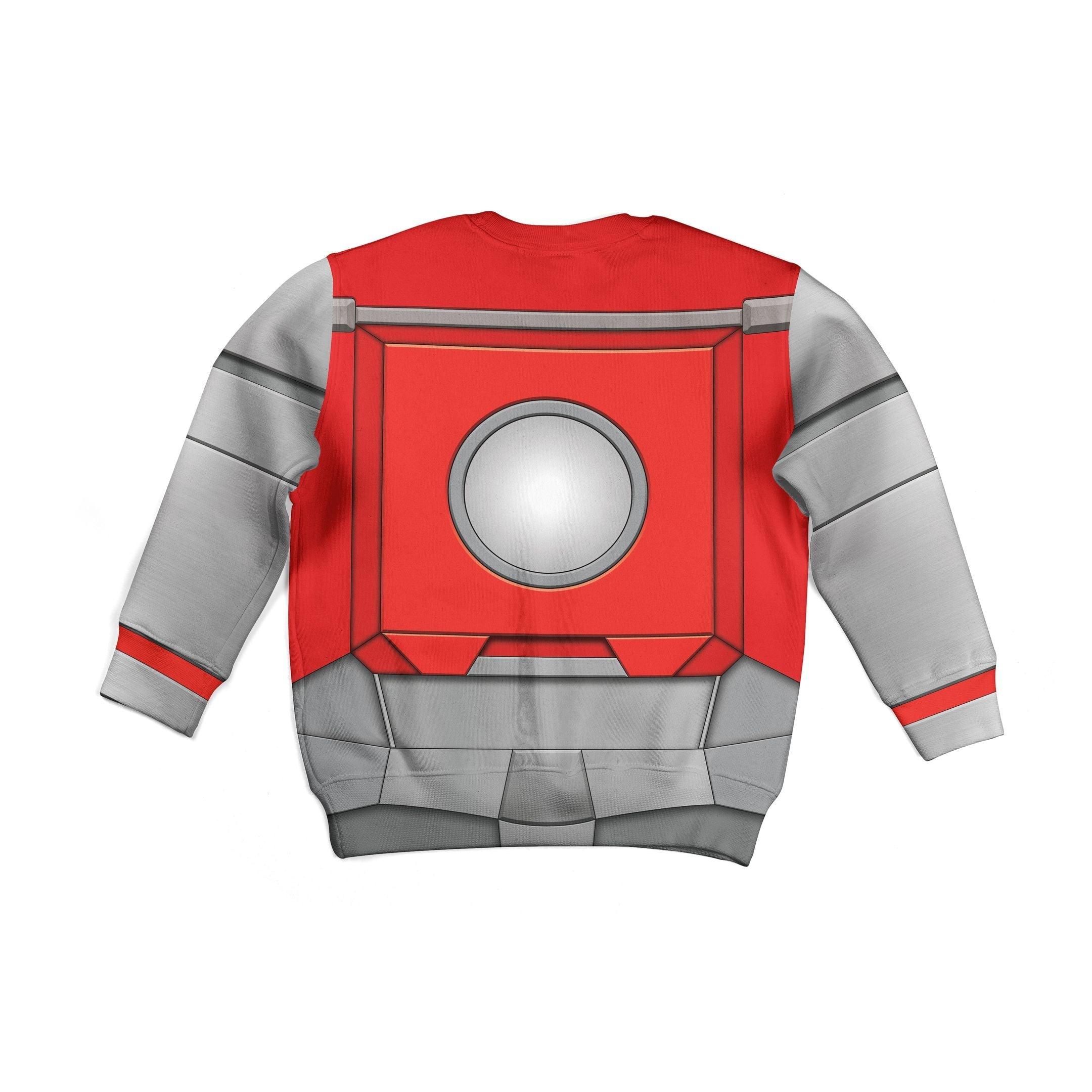 cliffjumper g1 kid costume cosplay hoodie sweatshirt t shirt 2 2 Cliffjumper G1 Kid Costume Cosplay Hoodie Sweatshirt T-Shirt 2 - Image 2