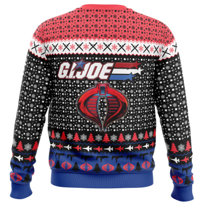 cobra gi joe ugly christmas sweater 2 Cobra Gi Joe Ugly Christmas Sweater - Image 2