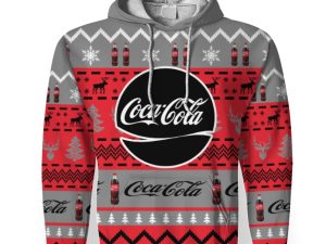 Coca Cola Soft Drink-3D Unisex Hoodie - Image 1