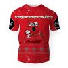 Coca Cola Soft Drink American Merry Christmas, Snoopy House Cute Fan Gift-3D Unisex T-Shirt - Image 1