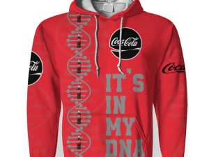 Coca Cola Soft Drink It's In My DNA-3D Unisex Hoodie - Image 1