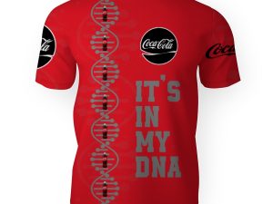 Coca Cola Soft Drink It's In My DNA-3D Unisex T-Shirt - Image 1