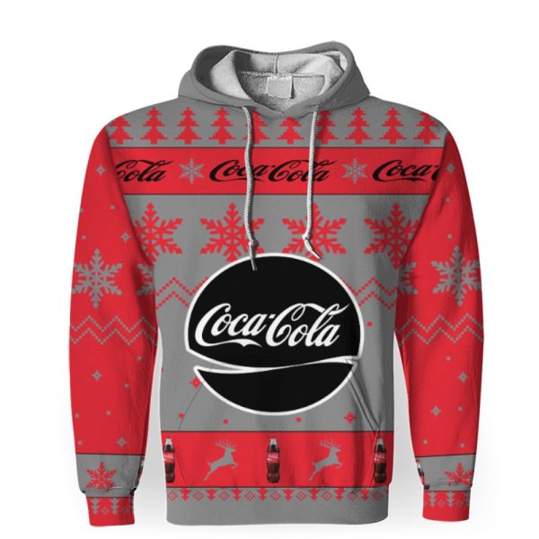 Coca Cola Soft Drink Merry Christmas Unisex Gift Fan-3D Unisex Hoodie - Image 1