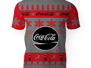 Coca Cola Soft Drink Merry Christmas Unisex Gift Fan-3D Unisex T-Shirt - Image 1