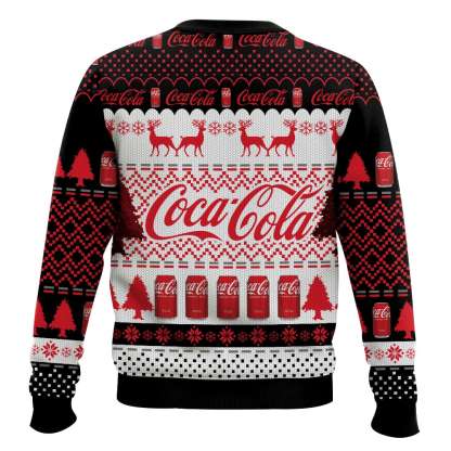 coca cola ugly christmas sweater 2 Coca Cola Ugly Christmas Sweater - Image 2