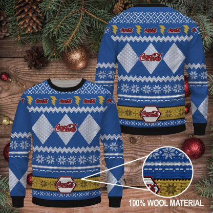 coca cola ugly christmas sweater holiday gift 1 Coca Cola Ugly Christmas Sweater Holiday Gift - Image 1