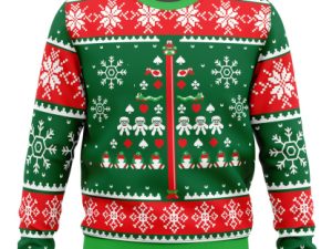 Cod Rest Ye Merry Gentlemen James Pond Ugly Christmas Sweater - Image 1