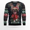 Cool French Bulldog Ugly Christmas Sweater - Image 1