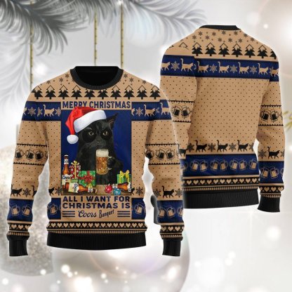 coors banquet is all i want for christmas ugly christmas sweater 1 Coors Banquet Is All I Want For Christmas Ugly Christmas Sweater - Image 1
