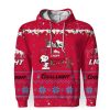 Coors Light American Merry Christmas, Snoopy House Cute Fan Gift-3D Unisex Hoodie - Image 1