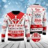 Coors Light In My Veins Jesus In My Heart Ugly Christmas Sweater - Image 1