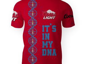 Coors Light It's In My DNA-3D Unisex T-Shirt - Image 1