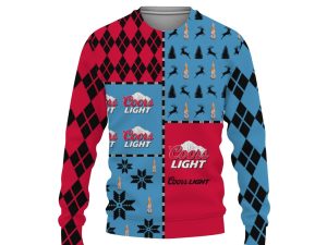 Coors Light Merry Christmas And -3D Sweatshirt - Image 1