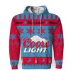 Coors Light Merry Christmas Unisex Gift Fan-3D Unisex Hoodie - Image 1