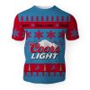 Coors Light Merry Christmas Unisex Gift Fan-3D Unisex T-Shirt - Image 1