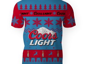 Coors Light Merry Christmas Unisex Gift Fan-3D Unisex T-Shirt - Image 1