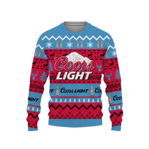 Coors Light Shirts Beer Vintage Logo-3D Sweatshirt - Image 1