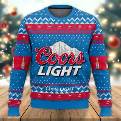 coors light ugly christmas sweater 1 Coors Light Ugly Christmas Sweater - Image 1