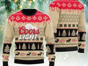 Coors Light Ugly Christmas Sweater Xmas Gift Holiday Gift - Image 1