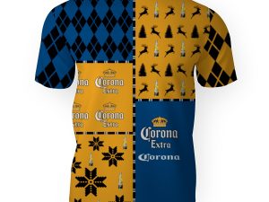 Corona Extra Merry Christmas And -3D Unisex T-Shirt - Image 1