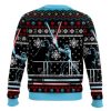 Cosmic Battles Lightsaber Duel Faux Ugly Christmas Sweater - Image 2