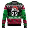 Cosmic Battles Mandalorian Ugly Christmas Sweater - Image 1