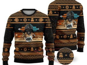 Cosmic Battles Ugly Christmas Sweater Gift For Mom - Image 1