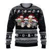 Cosmic Battles Ugly Christmas Sweater Holiday Gift Black - Image 1
