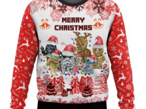 Cosmic Battles Ugly Christmas Sweater Holiday Gift Holiday Gift - Image 1