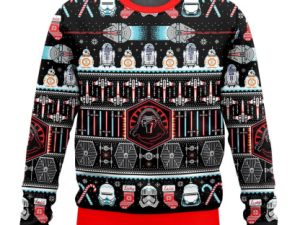 Cosmic Battles Ugly Christmas Sweater Holiday Gift Xmas Gift - Image 1