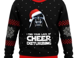 Cosmic Battles Vader Lack Of Cheer Ugly Christmas Sweater - Image 1