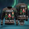 Crack Deez Nuts Nutcracker Ugly Christmas Sweater - Image 1