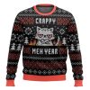 Crappy Meh Year Ugly Christmas Sweater - Image 1