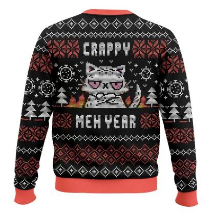 crappy meh year ugly christmas sweater 2 Crappy Meh Year Ugly Christmas Sweater - Image 2