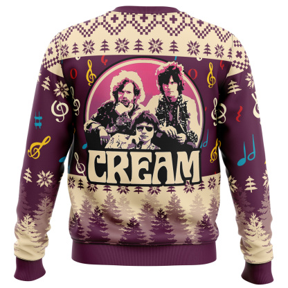 cream band ugly christmas sweater 2 Cream Band Ugly Christmas Sweater - Image 2