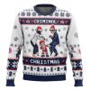 Criminal Christmas Pulp Fiction Ugly Christmas Sweater - Image 1