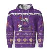 Crown Royal American Merry Christmas, Snoopy House Cute Fan Gift-3D Unisex Hoodie - Image 1