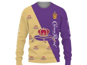 Crown Royal And Pattern Logo-3D Sweatshirt - Image 1