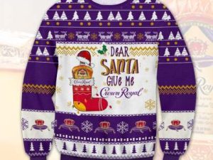 Crown Royal Dear Santa Ugly Christmas Sweater - Image 1