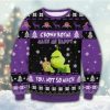 Crown Royal Grinch Happy Ugly Christmas Sweater - Image 1