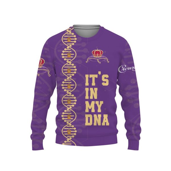 Crown Royal It's In My DNA-3D Sweatshirt - Image 1