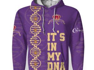Crown Royal It's In My DNA-3D Unisex Hoodie - Image 1