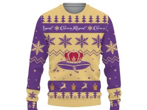 Crown Royal Merry Christmas Unisex Gift Fan-3D Sweatshirt - Image 1