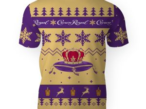 Crown Royal Merry Christmas Unisex Gift Fan-3D Unisex T-Shirt - Image 1
