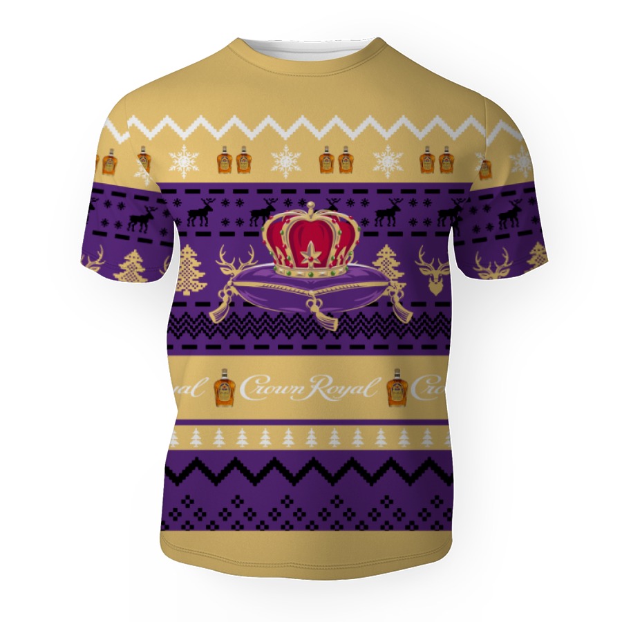 crown royal shirts for men with vintage for sale 3d unisex t shirt 1 Crown Royal Shirts For Men With Vintage For Sale-3D Unisex T-Shirt - Image 1