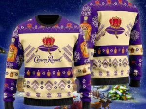 Crown Royal Xmas Ugly Christmas Sweater - Image 1