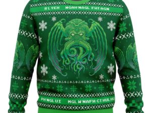 Cthulhu Cultist Christmas Ugly Christmas Sweater - Image 1