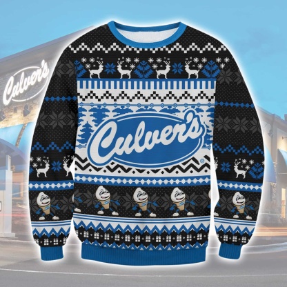 culvers ugly christmas sweater 1 Culvers Ugly Christmas Sweater - Image 1
