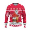 Custom Christmas Dirty Santa Red And White Ugly Christmas Sweater - Image 2