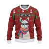 Custom Christmas Thug Life Alpaca Red And Green Ugly Christmas Sweater - Image 2